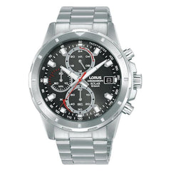 Lorus Chronograph Black Dial Watch