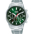 Lorus Gents Green Dial Chronograph Watch