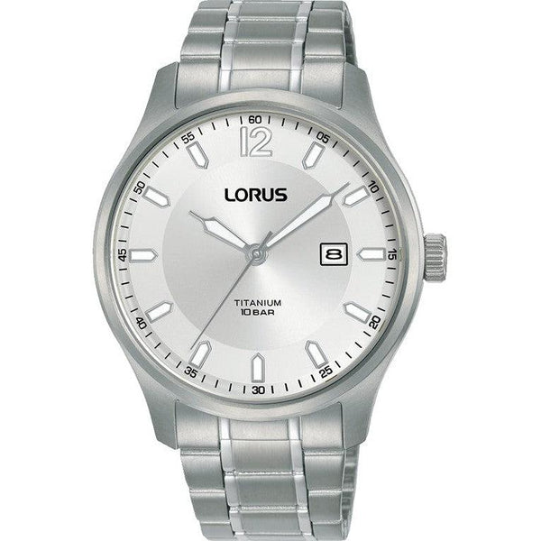 Lorus Gents Silver 3-Hands Titanium Watch