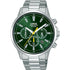 Lorus Gents Sport Green Dial Multifunction Watch