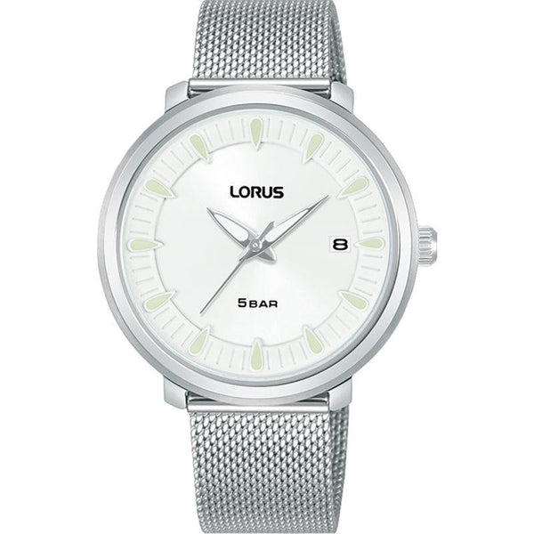 Lorus Ladies Analog White Dial Watch