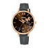 Lorus Ladies Black Dark Brown Sunray Dial Womens Watch