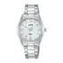 Lorus Ladies Solar Quartz 3 Hands White Dial