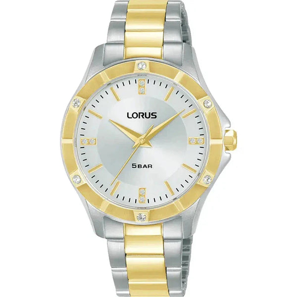 Lorus Ladies Two-Tone Silver Dial Dress Watch