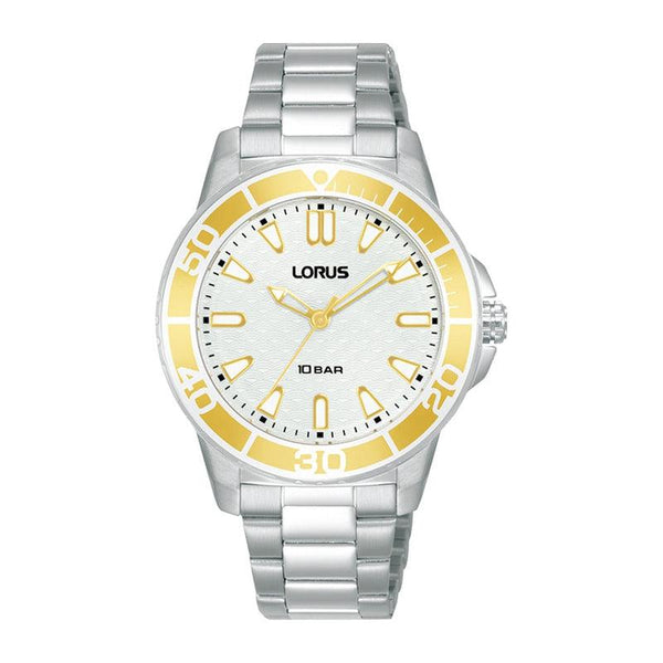 Lorus Ladies White 3 Hands Watch